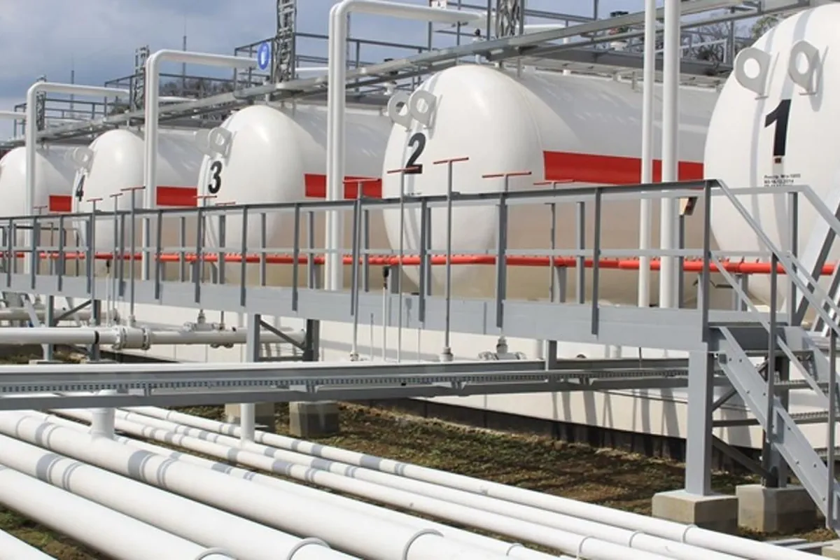 Парк хранения сжиженного газа — видеонаблюдение по периметру, BestComKZ
